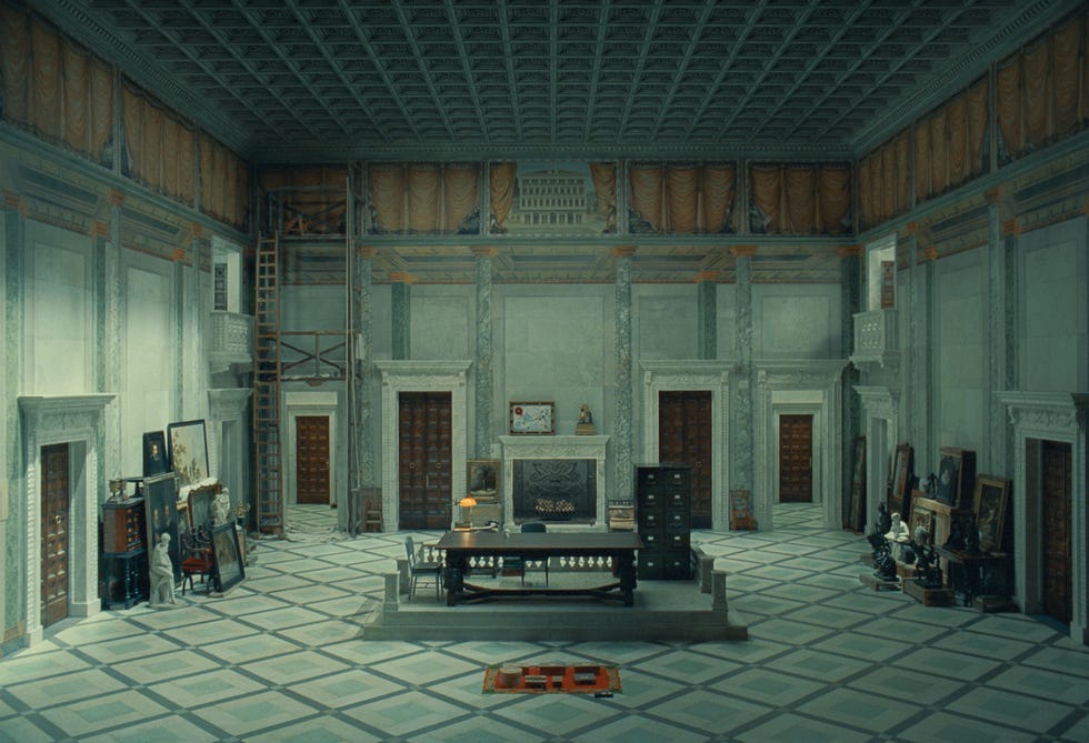 Filmstill aus Wes Andersons "Phönizischer Meisterstreich"